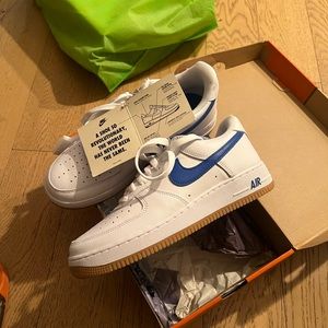 BRAND NEW Nike Air Force 1s With Gum Bottoms!